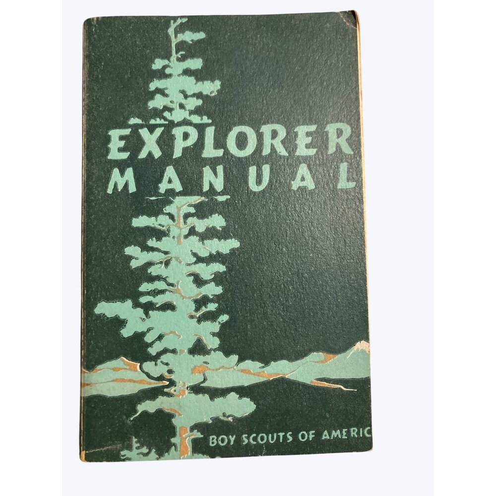 Boy Scouts Of America Explorer Manual  Vintage 1950
